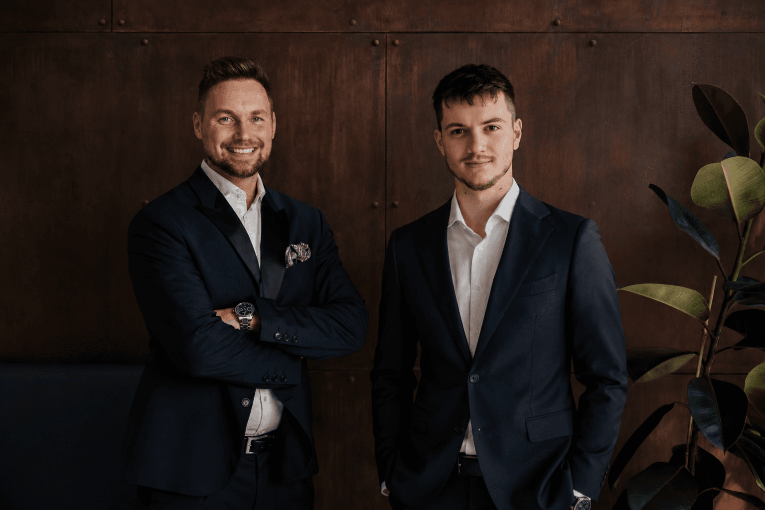 Die Oakfyn-Gründer Willi Kellich und Finn Löloff.